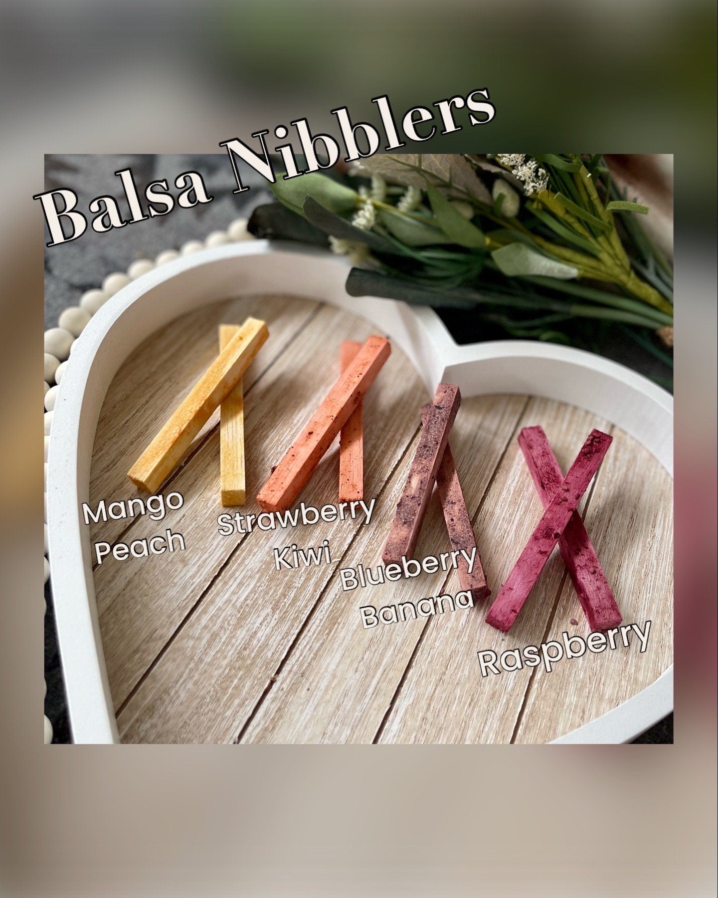 Balsa Wood Blocks for Rabbits, Chew Toy for Small Aninals 