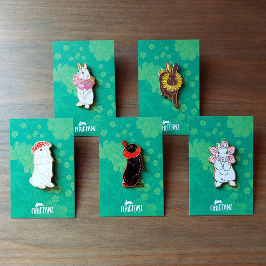 Pins "Flower bunnies"