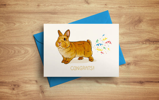 Greeting Card "Congrats"