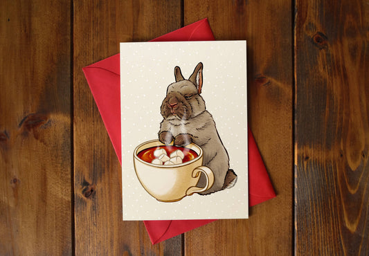 Greeting card "Hot Chocolate"