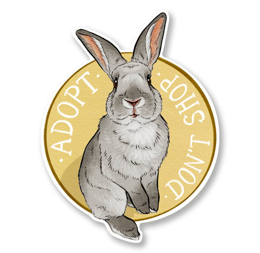 Sticker "Adopt don't shop"