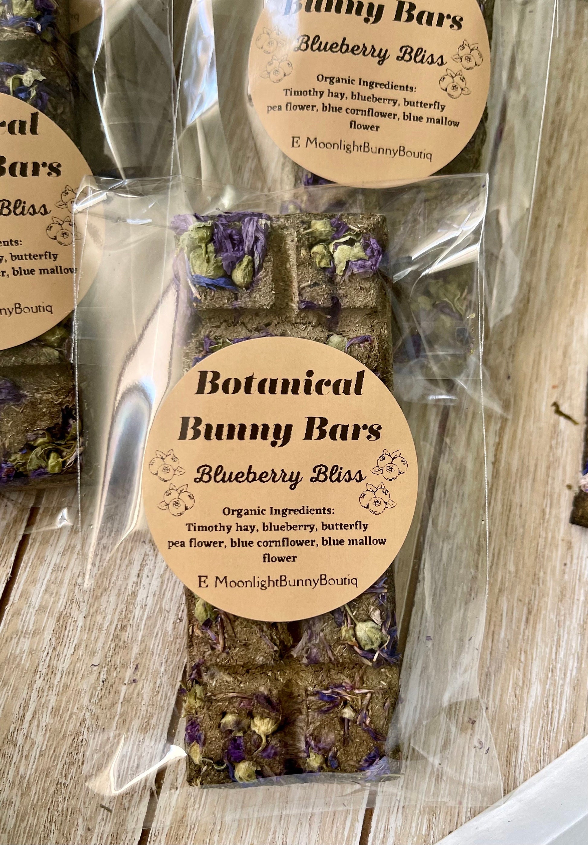 Botanical Bunny Bars~ Blueberry Bliss~ OAT FREE