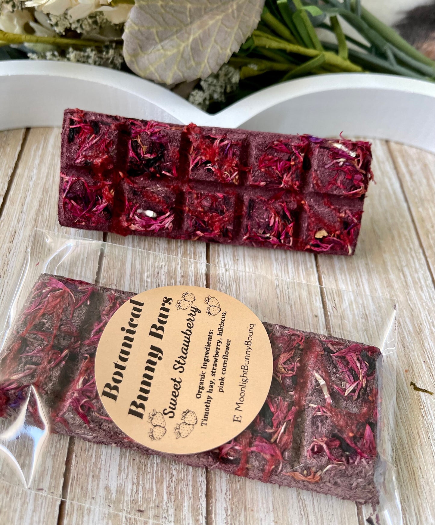 Botanical Bunny Bars~ Sweet Strawberry~ OAT FREE