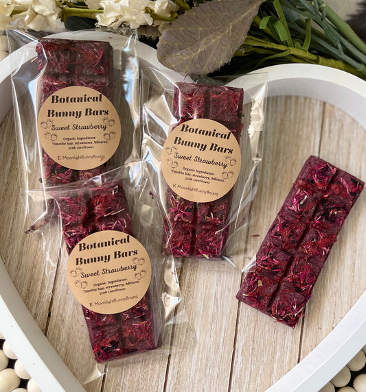 Botanical Bunny Bars~ Sweet Strawberry~ OAT FREE