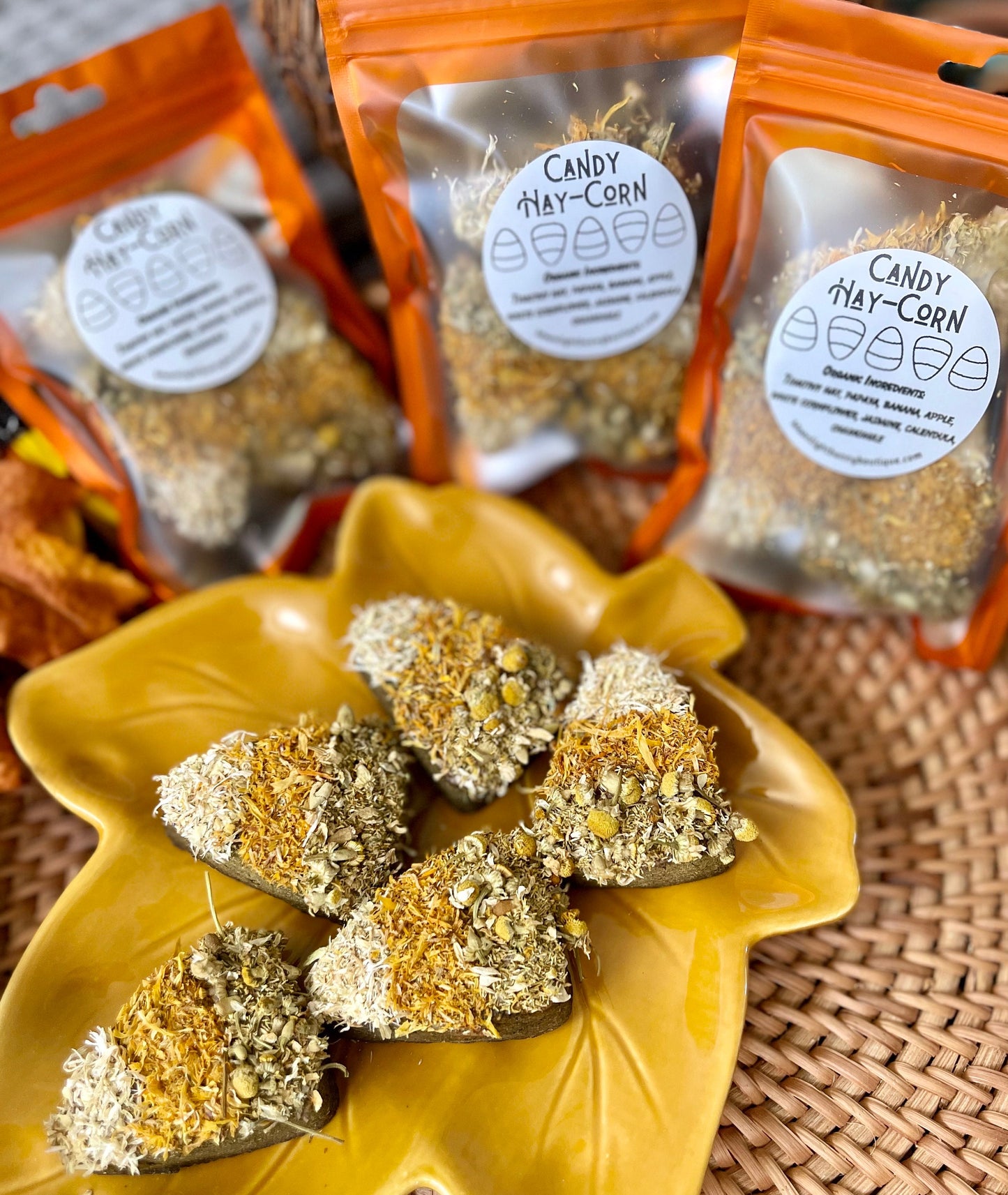 Candy Hay Corn~ Halloween inspired OAT FREE Treats