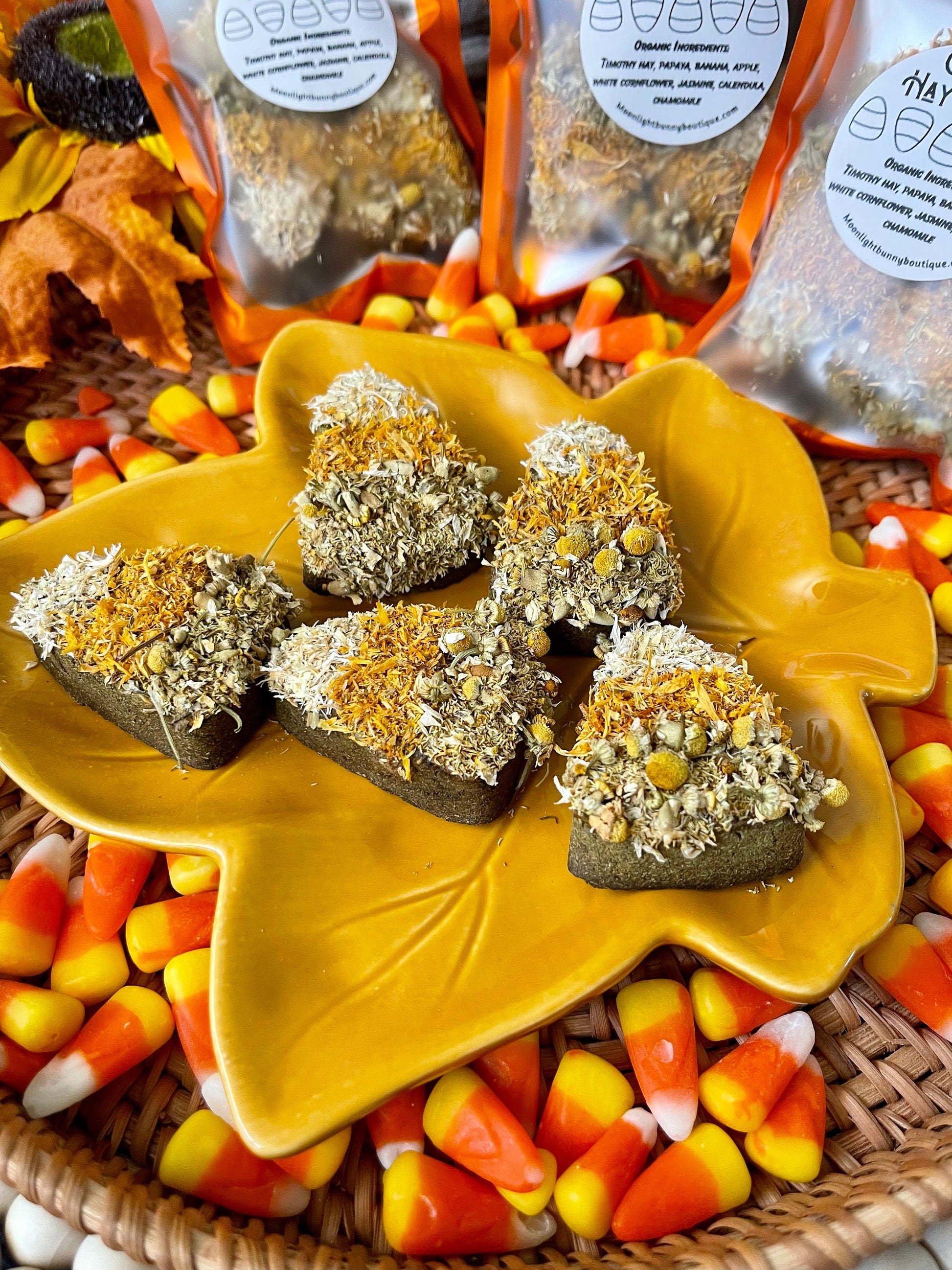 Candy Hay Corn~ Halloween inspired OAT FREE Treats