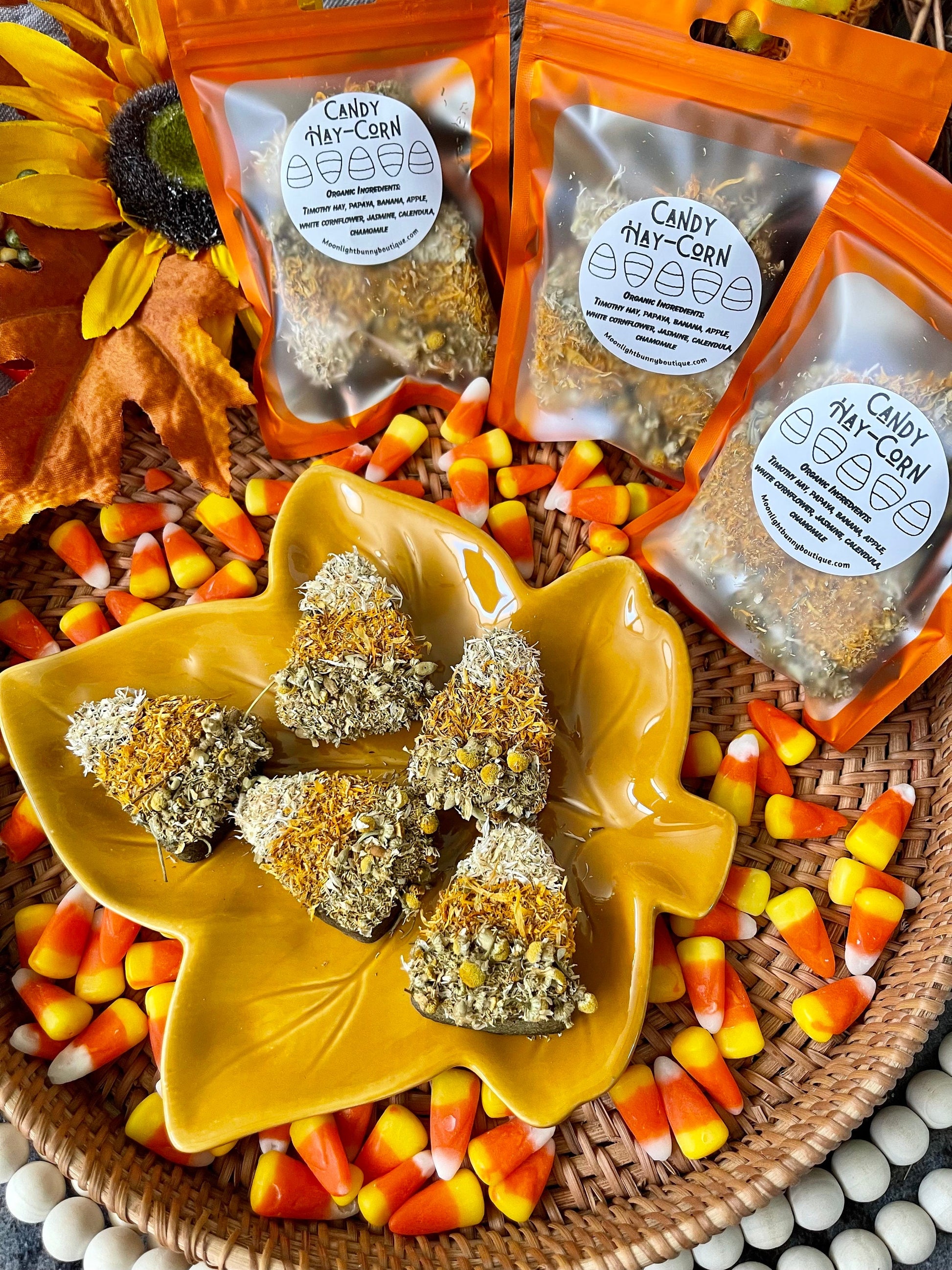 Candy Hay Corn~ Halloween inspired OAT FREE Treats