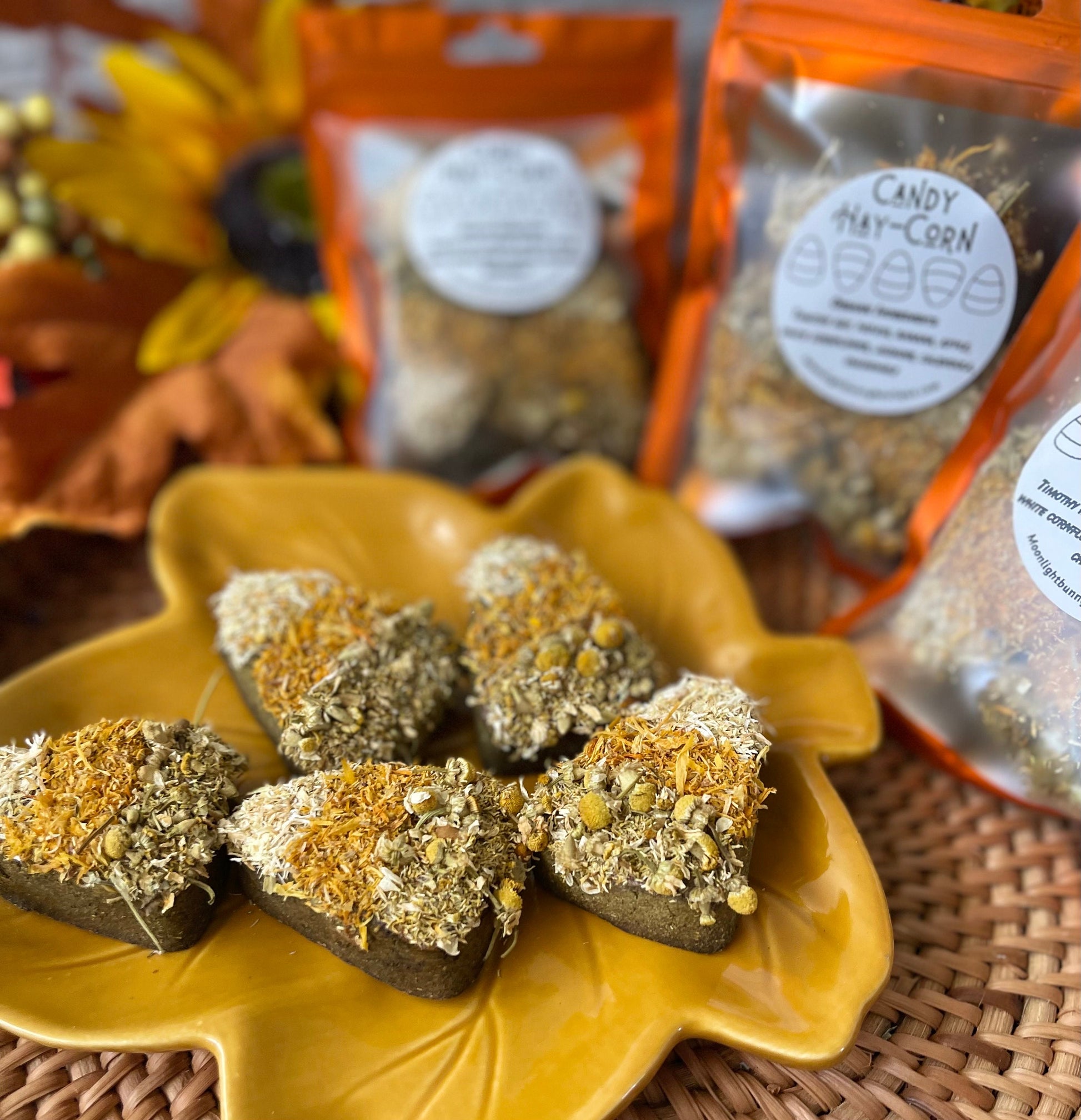 Candy Hay Corn~ Halloween inspired OAT FREE Treats