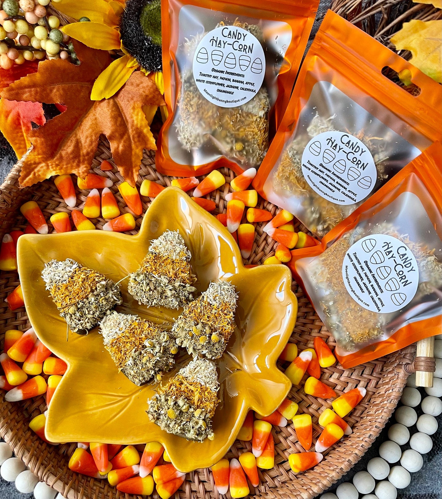 Candy Hay Corn~ Halloween inspired OAT FREE Treats