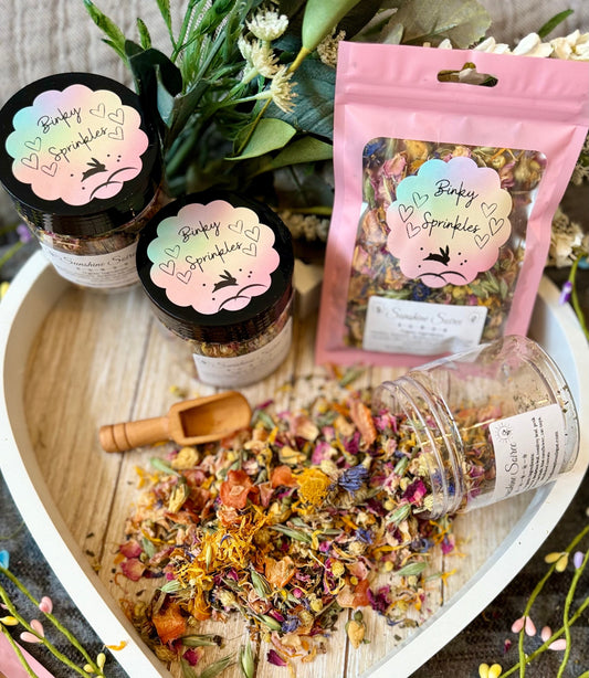 Binky Sprinkles Forage Blend | Sunshine Soirée | Springtime Forage Mix