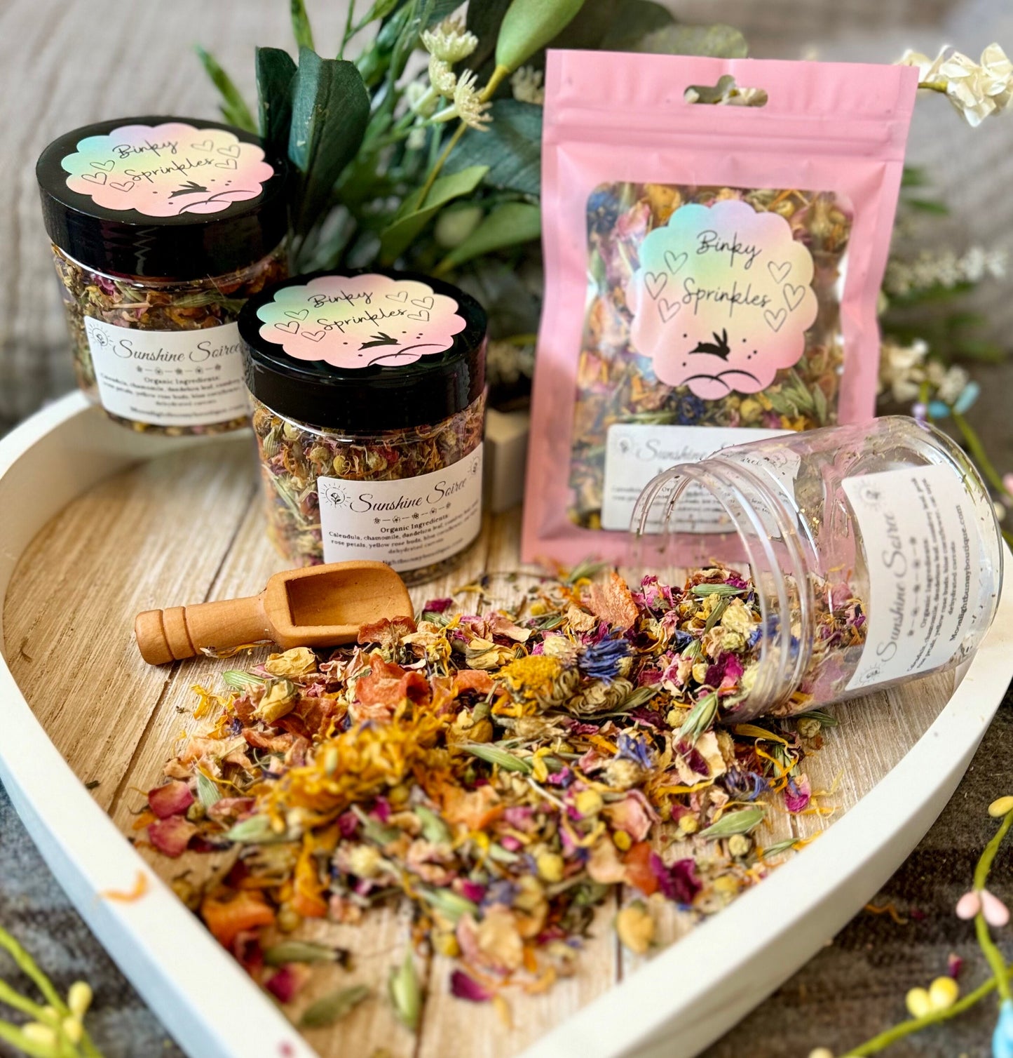 Binky Sprinkles Forage Blend | Sunshine Soirée | Springtime Forage Mix