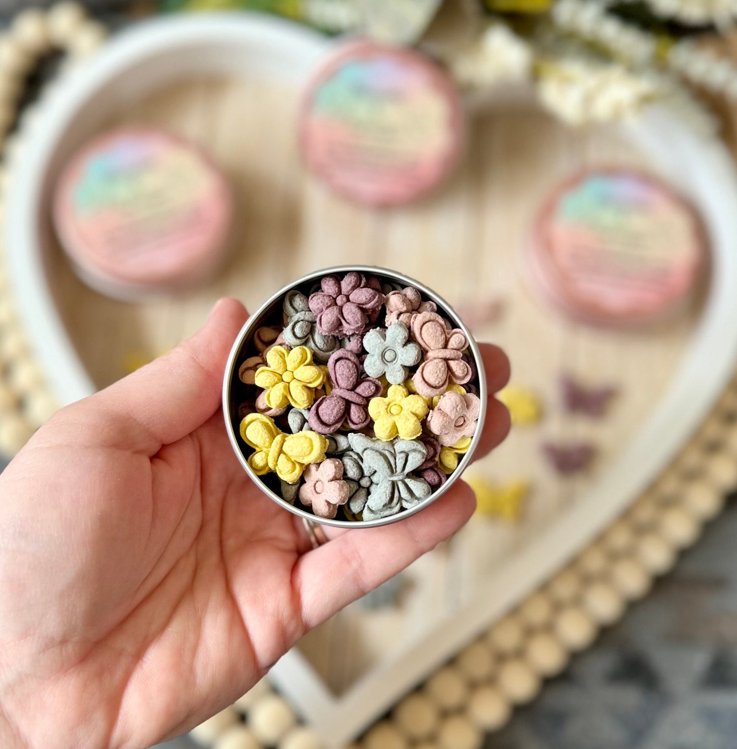 Blossoms & Butterflies~ Spring Inspired Bite Sized Treats for Rabbits, Guinea Pigs, Hamsters, Mice, and Small Pets, All Natural, Organic