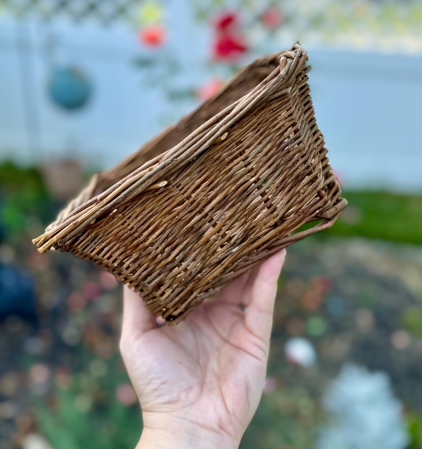 Willow Basket | Natural Chew Toys, Foraging Toy, bunny enrichment, rabbit, hamster, guinea pig and small animal chews & boredom busters