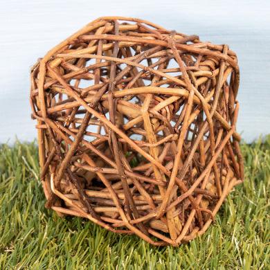 Willow Cube | Natural Chew Toys, Foraging Toy, bunny enrichment, rabbit, hamster, guinea pig and small animal chews & boredom busters