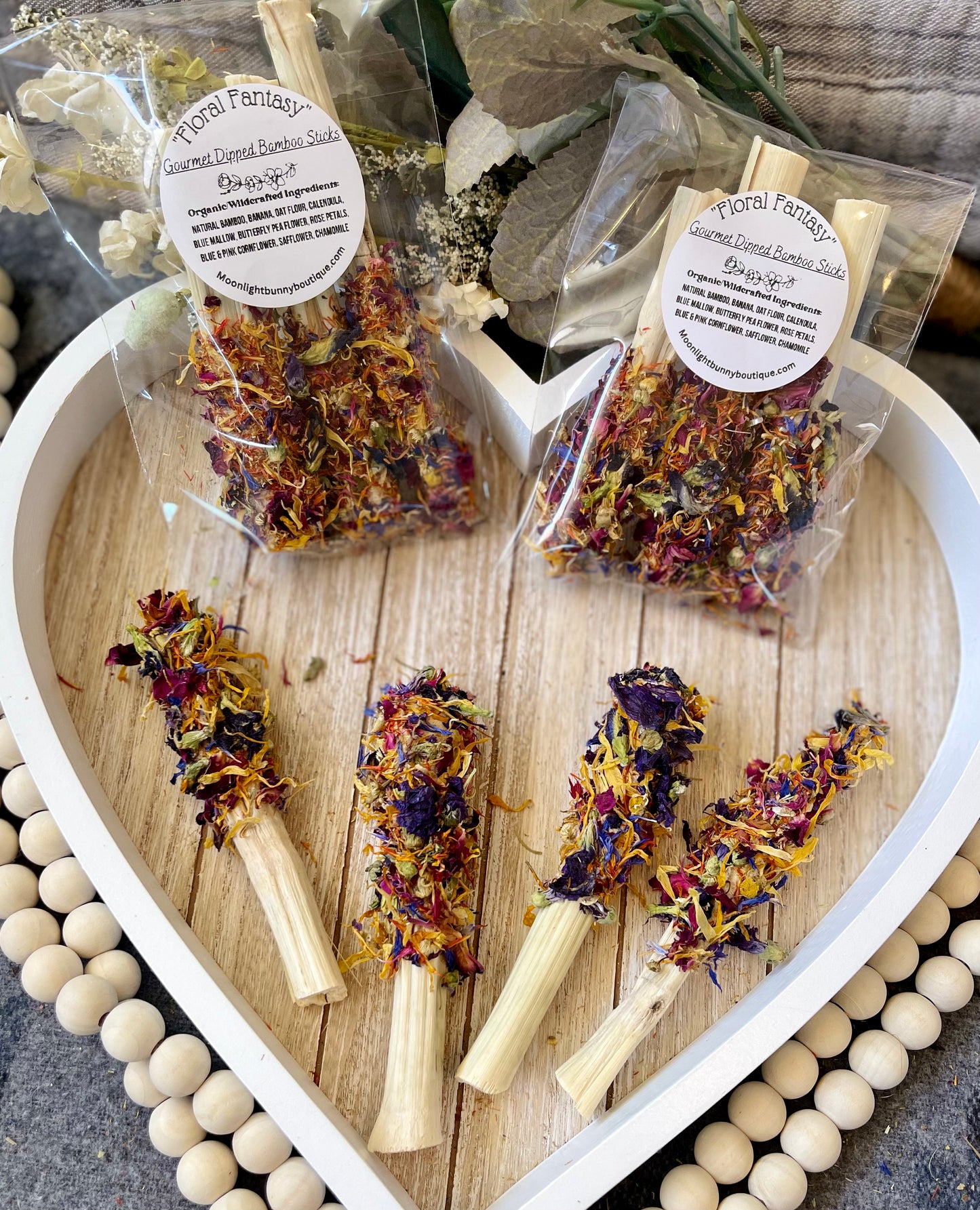 Gourmet Bamboo Chews~ Floral Fantasy