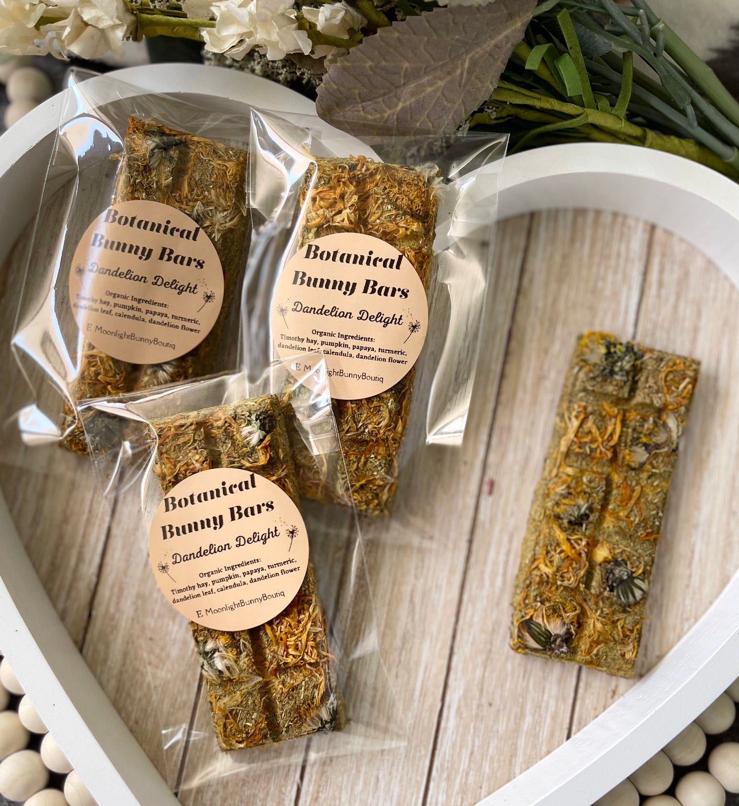 Botanical Bunny Bars~ Dandelion Delight~ OAT FREE