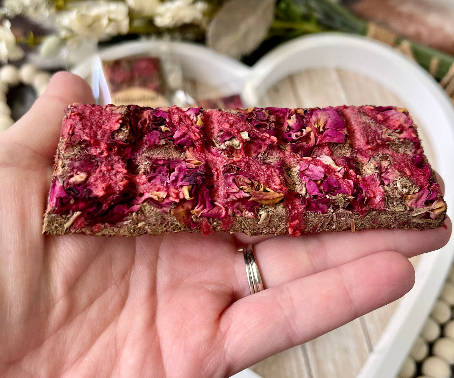 Botanical Bunny Bars~ Raspberry Rose~ OAT FREE