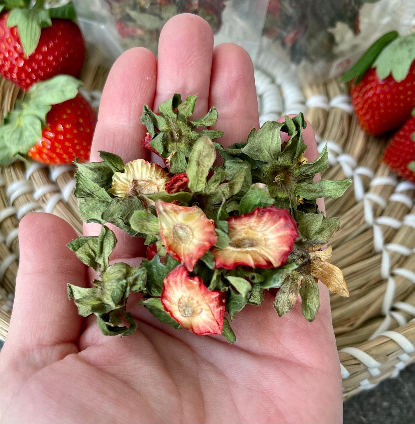 Strawberry Top Hats ~ Natural Organic Treats ~ Loaded with Antioxidants, Vitamin C, and Dietary Fiber