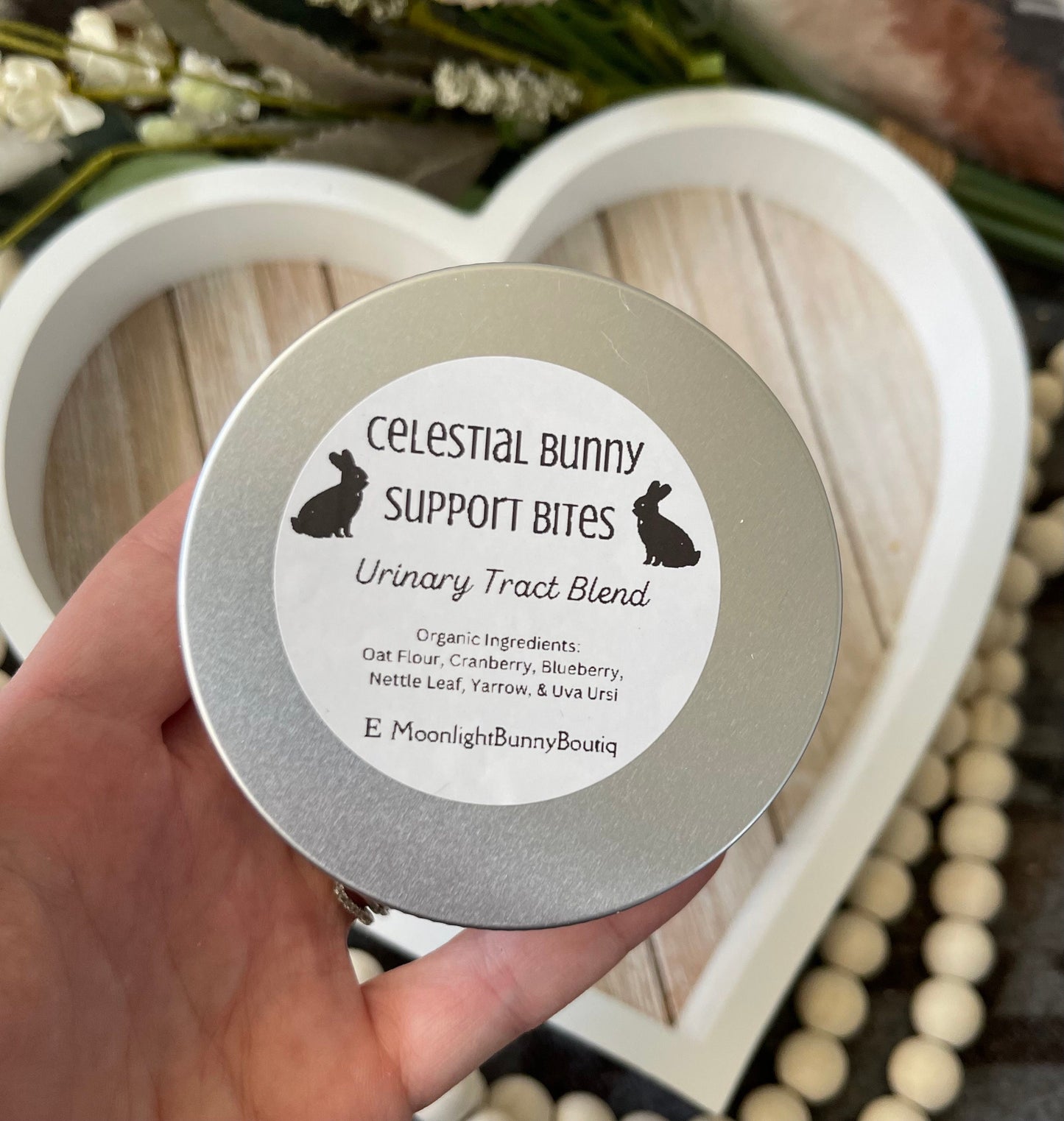 Celestial Bunny Support Bites~ Urinary Blend~bite sized supportive health treat formulated for healthy GU tract, bladder & kidney function