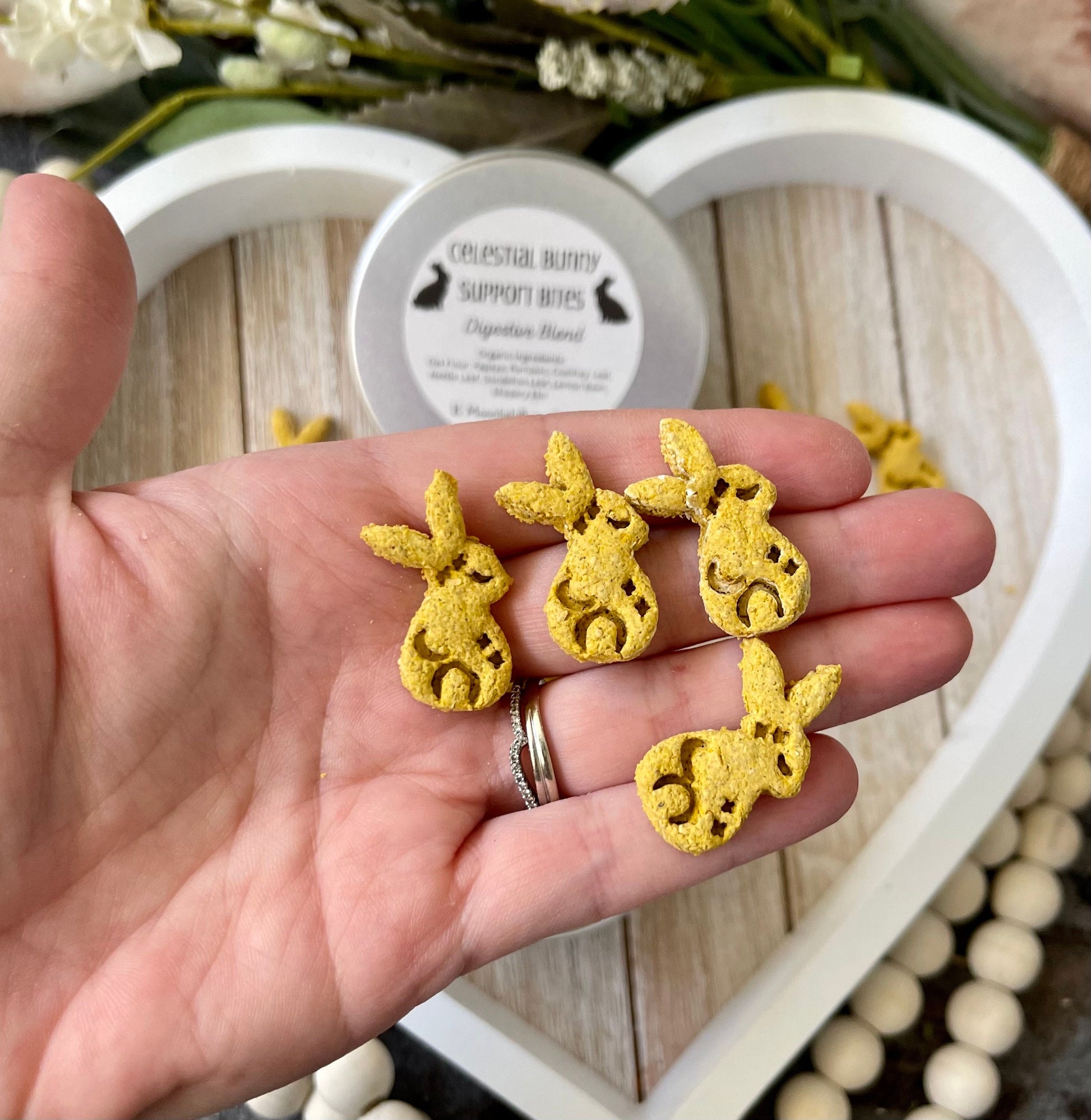 Celestial Bunny Bites~GI Blend~ Unique handcrafted all natural, healthy & organic bite sized treat for rabbits, hamsters+other small animals