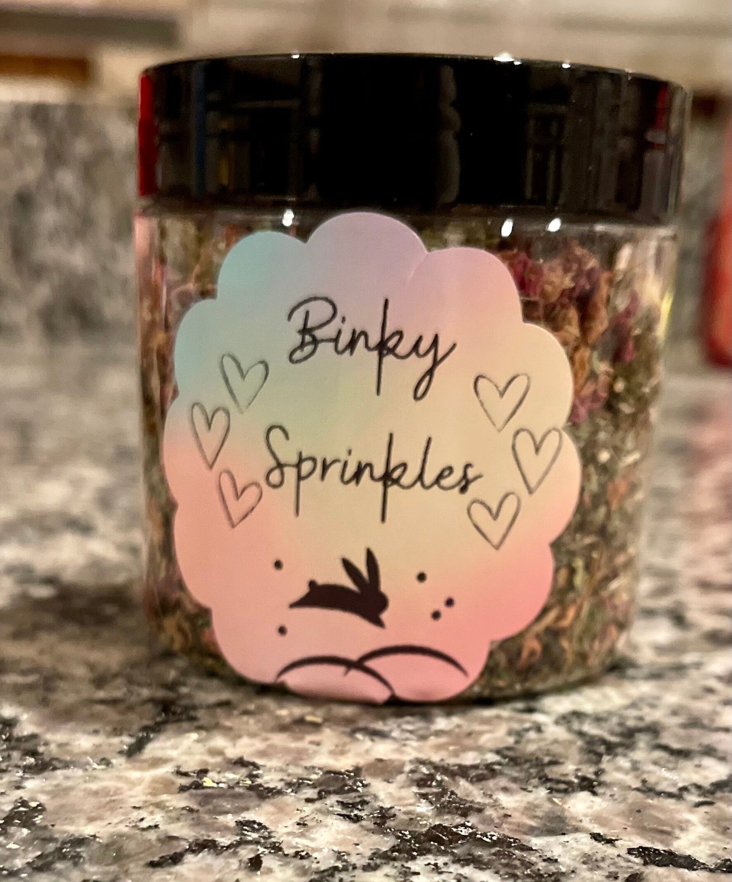 Binky Sprinkles Forage Blend~ Peppermint Stick~