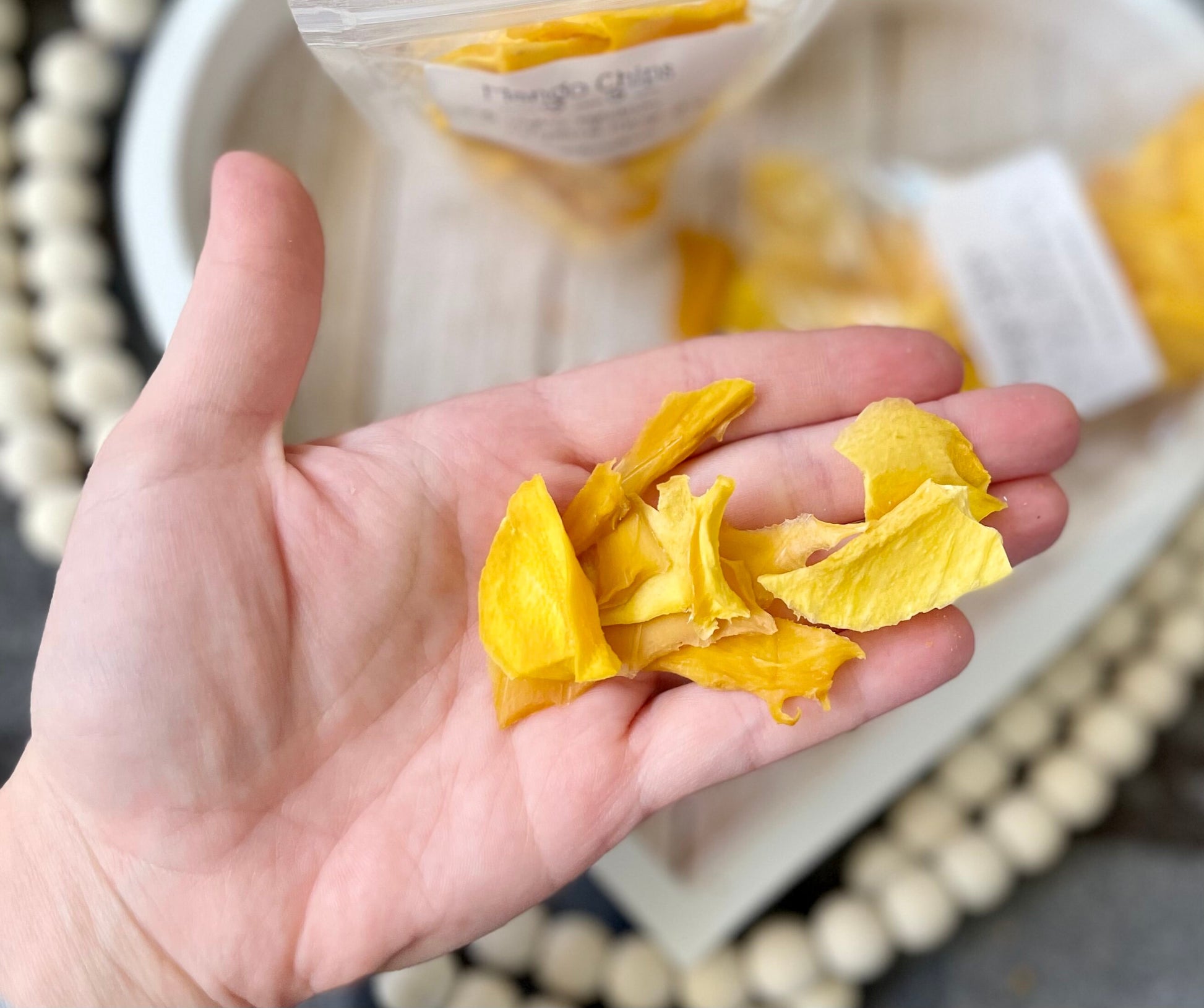 Mango Chips~Naturally high in fiber, calcium & phosphorus, Guilt Free Organic treats