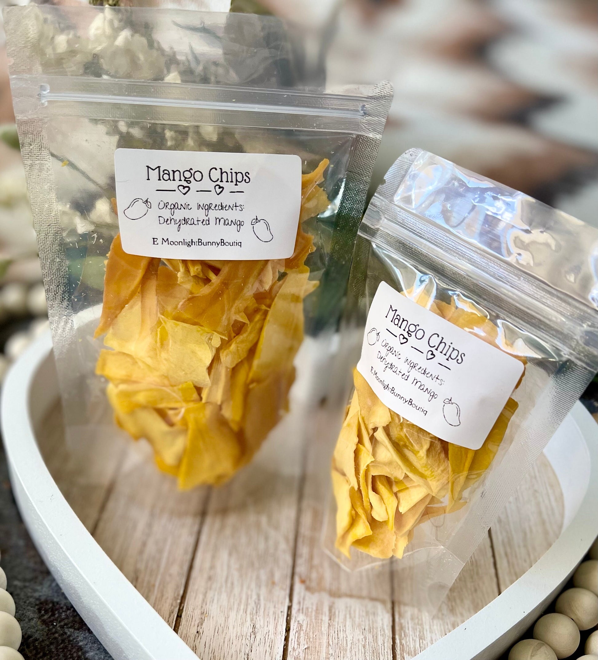 Mango Chips~Naturally high in fiber, calcium & phosphorus, Guilt Free Organic treats