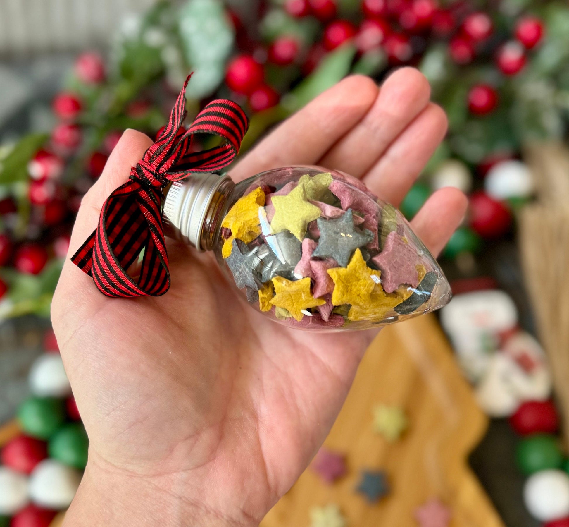 Holiday Lights~ Winter Inspired Bite Sized Treats for Rabbits, Guinea Pigs, Hamsters, Mice, and Small Pets, All Natural, Organic & Healthy