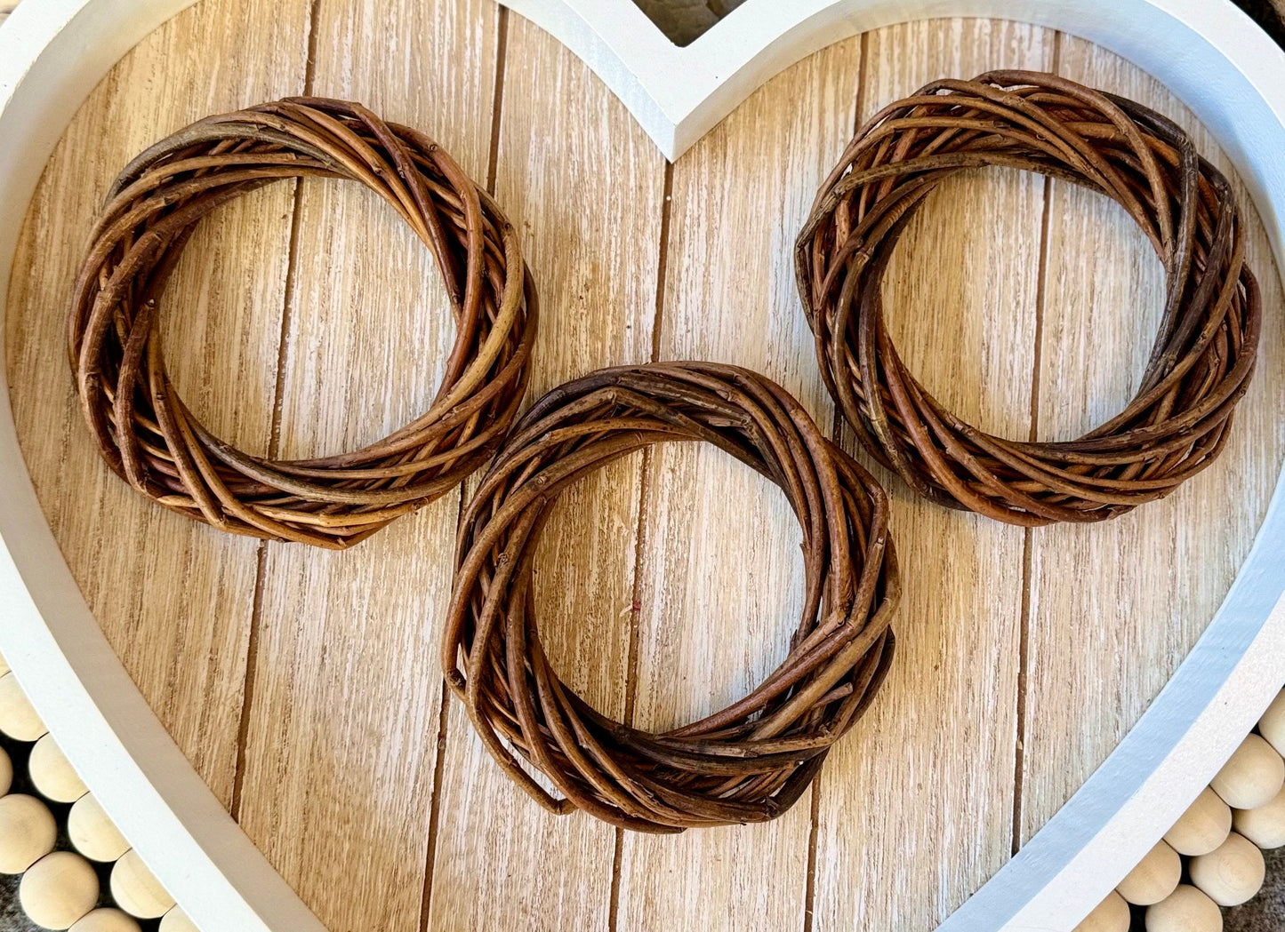 Willow Rings | Safe Toss Toy, Healthy, Natural Chew Toy for Rabbits, Chinchillas, Hamsters & Guinea Pigs, Enrichment Toy/Boredom Buster