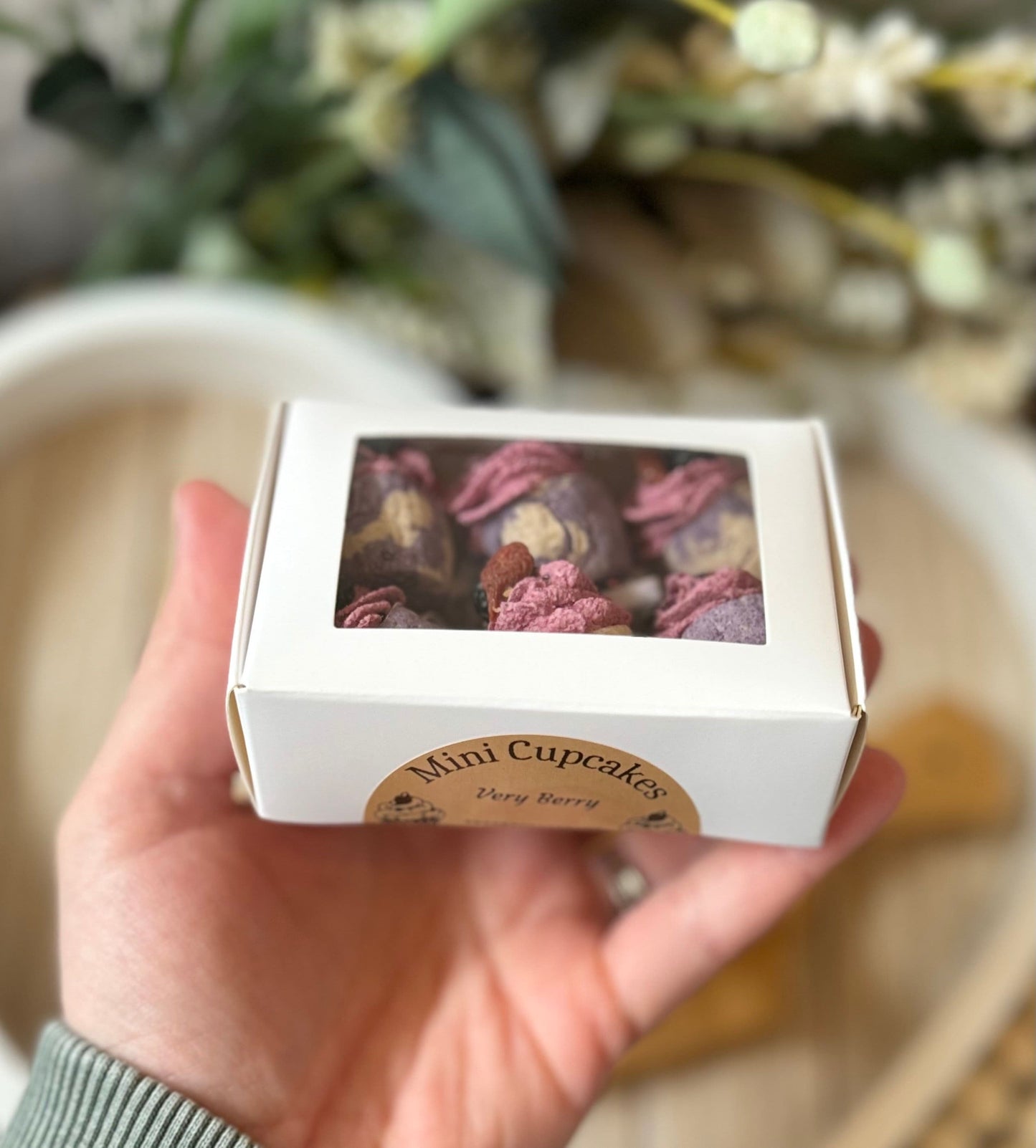 Mini Cupcakes | Gourmet Bite Sized All Natural Organic Treats for Rabbits, Chinchillas, Hamsters, Guinea Pigs, & other small animals